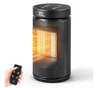 2000W Space Heater Electric Fan Heaters for Home Low Energy Silent, Energy Efficient Heaters, Portable PTC Heater with Remote, Thermostat, 3 Modes 24H Timer, LED Display, Overheat&Tip Over Protection