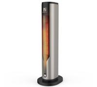2000W Space Heater for Indoor Use, 60cm Height Portable Fan Heater, 70° Oscillating Tower Space Heater, 4 Modes, 12H Timer, Overheating & Tip-Over Protection, Electric Heater for Home