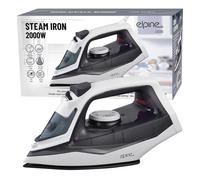2000W Steam Iron With Dry and Spray Function - Thermostatically Controlled Heat Settings | 1.9m Flexible Cord | Over Heating Protection | Non-Stick Soleplate, Indicator Light - All Types of Fabric