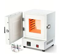 2000W Tabletop Ceramic Kiln, Electric Muffle Furnace with Digital Display, 1150°C Jewelry Casting Oven for Home and Lab Use