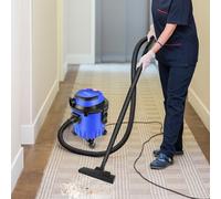 2000W Wet and Dry Vacuum Cleaner, 3 in 1 Vacuuming, Wet Vacuuming and Blowing Functions, Industrial Vacuum Cleaner Wet and Dry 2000W Powerful Suction Bagless, Electric Vacuum Dust Extractor, Blue