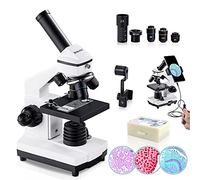 2000X Compound Microscope for Kids Adults: Microscope for Biology Education | Microscope Kit for Student Beginner, with Microscope Slides Set & Phone Adapter, School Lab Home Education