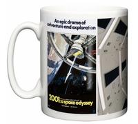 2001 a Space Odyssey Classic 1968 Sci-Fi Cinema Movie Poster & Scene Hal 9000 Stanley Kubrick New 11oz Ceramic Tea Coffee Mug Gift