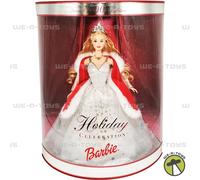 2001 Holiday Celebration Special Edition Barbie Doll Mattel 50304