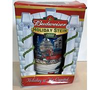 2001 Budweiser Holiday Stein - Holiday at the Capitol by Budweiser