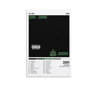 2001 Dr. Dre Canvas Poster Bedroom Decor Sports Landscape Office Room Decor Gift Unframe-style 16x24inch(40x60cm)