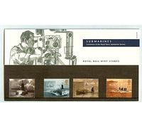 2001 Royal Navy Submarines Stamps in Presentation pack