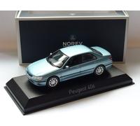 2002 Peugeot 406 Sedan Samarkand Blue 1/43 Norev 474621