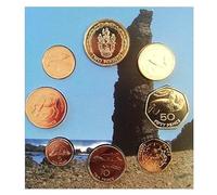 2003 St Helena & Ascension Islands Brilliant Uncirculated 8 Full Animal Coins Set in a sealed presentation folder