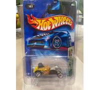 2004 Hot Wheels #107 Treasure Hunts ALTERED STATE Yellow Real Riders w/Protector