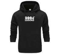2004 Legend Hoodie 21st Birthday 21 Years Born in 2004 Funny Vintage Retro Gift Sweatshirt Top