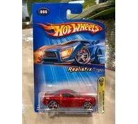 2005 Hot Wheels #6 1st Edition-Realistix 2005 FORD MUSTANG GT Red w/ Pr5