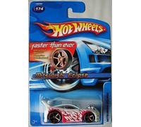 2005 Hot Wheels Faster Than Ever Mitsubishi Eclipse White & Pink