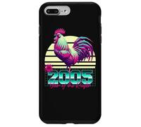 2005 Year of the Rooster 80s Retro Vaporwave Chinese Zodiac Case for iPhone 7 Plus/8 Plus