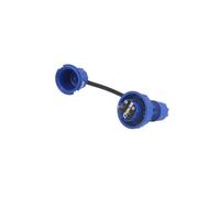 20051-B Connector: For AC Power Supply Male Plug 2P+PE PCE