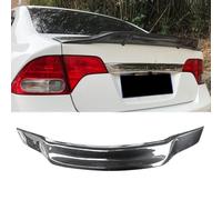 2006-2011 Honda Civic 8th Gen Rear Spoiler, Carbon Fiber ABS Painted, Peel & Stick