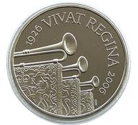 2006 Queens 80th Birthday £5 Proof Five Pound Crown Coin with Capsule Holder in a Pouch Wallet
