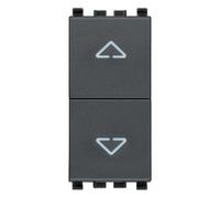20060 Vimar Eikon 3-Position Switch 2P 10AX 250V 6 Terminals Grey