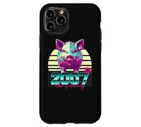 2007 Year of the Pig Birthday 80s Retro Chinese Zodiac Sign Case for iPhone 11 Pro