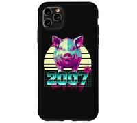 2007 Year of the Pig Birthday 80s Retro Chinese Zodiac Sign Case for iPhone 11 Pro Max