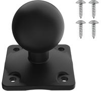 2008 1.5" Ball Mount Base 1.5" TPU Ball Adapter with 4-Hole AMPS Square Plate Compatible with RAM Mounts C Size 1.5 Inch Ball Double Socket Arm