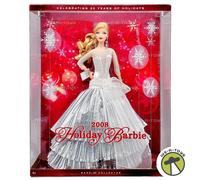 2008 Holiday Barbie Doll 20 Year Celebration Mattel L9643