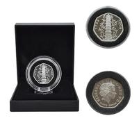 2009 Silver Proof Kew Garden 50 Fifty Pence coin in Boxed with Certificate of Authenticity