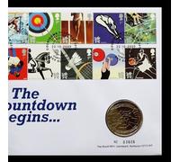 2009 The Countdown Begins to 2012 London Sport BU £5 Coin/Stamps Cover - First Day Cover