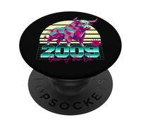 2009 Year of the Ox Birthday 80s Retro Chinese Zodiac Sign PopSockets Adhesive PopGrip