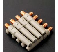 200a 350a 500a Welding Joint Sleeve Type Gas Nozzle with Fire Retardant Coating for Professional and Hobbyist Welding Applications (45 * 1.2)