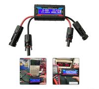 200A Aircraft Power Meter Analyzer, 0.01A/0.01V DC Wattmeter With Backlit LCD, 4.8-60V Voltage Range For Drones/Solar/EV, Force Efficiency Calculator(200A)