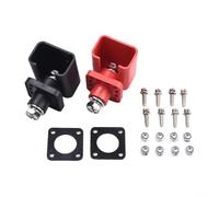 200A Battery Connector Terminal Block High Current Copper IP67 Waterproof For New Energy Lithium Storage Cabinet Wall Mount 2 Pack