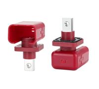 200a Connector Lithium-ion Black Terminal with Energy Red Storage Lifepo4 Post Systems for Battery - Set (2PCS) Compatible All-Copper 12v/24v/48v High-Current Lithium Batteries