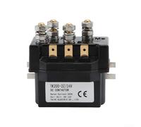 200A DC Contactor TK200-2Z for 12V 24V Electric Winch Motor Control, Forward Reverse Switching Relay with Silver Alloy Contacts, Fast Response for Auto(TK200-2Z/24V)