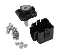 200A for battery Connector 2PC M8 Copper Terminal Nickel-Plated Copper for battery Terminal 200A 2-Pack Energy Storage Cabinet Connector 200A IP67 Rated M8 Thread for battery Terminal 200A 38mm(BLACK)