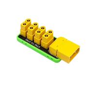200A XT90 to 4 Channel XT60 Plug 200A Power Distribution Board Optional Base Shell for Robot RC Boat Submarine DIY Parts