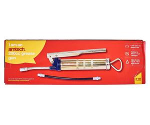 200Cc Grease Gun Side Lever Solid Flexible Tube Lubricator Automotive Car Repair