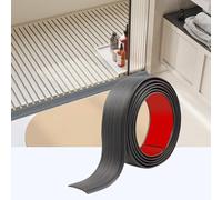 200cm*4cm Self-Adhesive Transition Strip, PVC Door Threshold Strip, Threshold Strips for Doorways for Connecting Floor Gaps, Carpet Threshold Transitions, Floor Tiles(Dark Grey)
