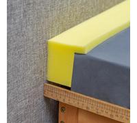 200cm L Shape Foam Fill the Gap between Mattress and Wall,Bed Gap Filler DIY Cut Furniture Gap Filler,Sofa Gap Filler,Stop Losing Phone (200x6cm)