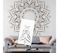 200cm Mandala Huge Giant Flower Stencils For Walls To Paint On The Wall Painting Reusable Templates Template Crafts Decorative Big Size Large S511