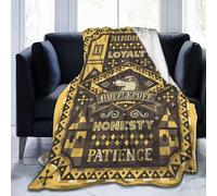 (200CM X 150CM) HufflePuff Blanket Micro Fleece Throw Blanket Soft Cozy Blankets for Bed Couch Living Room in