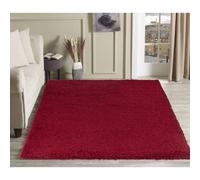 Desire Rugs Modern Plain Soft Shaggy Rug For Living Rooms - Stylish Area Rugs Red 200x290cm, Red