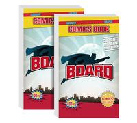 200ct Current Comic Book Boards, KKU 29 pt Acid Free Comic Book Backing Boards for Comic Book Storage, Thick and Durable Clear Morden Comic Boards White