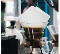 200ct Pre-folded Unbleached Cone Coffee Filters, Upgraded 30% Natural Thicker Paper for Pure Taste, Compatible with Pour-Over Coffee Makers