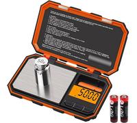 200G/0.01G Pocket Gram Scale, 6 Units With Lcd, Tare & Auto Off, Includes 50G Calibration Weight For Jewelry & Food