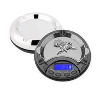 200g/0.01g Portable Ashtray Electronic Jewelry Scale, Digital Jewelry Precision Scale with Smooth Platform, Digital Display Diamond Jewelry Scale 60S Auto Off