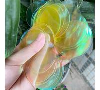 200g 20/30/40/50/77mm Round Iridescent PVC Sequin Paillettes Sew Wedding Accessory DIY Pendant