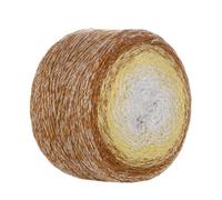 200g Multicolor Gradient Yarn, Soft Cotton Acrylic Blend with Silver Lurex for Knitting, Crochet, Scarves, Blankets, Shawls and Crafts (Style 9)