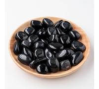 200g Natural Crystal raw Stone Large Particle Polished Rolling Stone, Black Natural raw Stone expanded Fragrance Stone Home Decoration Stone 2-3cm