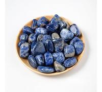 200g Natural Crystal raw Stone, Large Particle Polished Rolling Stone, Blue Texture Natural raw Stone, Fragrance Expanding Stone, Home Decoration Stone 2-3cm